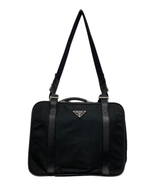 PRADA（プラダ）PRADA (プラダ) ナイロンブリーフケース ブラックの古着・服飾アイテム