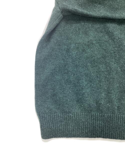 POLO RALPH LAUREN（ポロ・ラルフローレン）POLO RALPH LAUREN (ポロ・ラルフローレン) ハーフジップニット グリーン サイズ:Lの古着・服飾アイテム