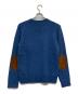 POLO RALPH LAUREN (ポロ・ラルフローレン) エルボーパッチニット ブルー サイズ:Ｌ：6000円