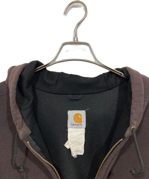 CarHartt（カーハート）CarHartt (カーハート) ジップパーカー ブラウン サイズ:ＸＬの古着・服飾アイテム