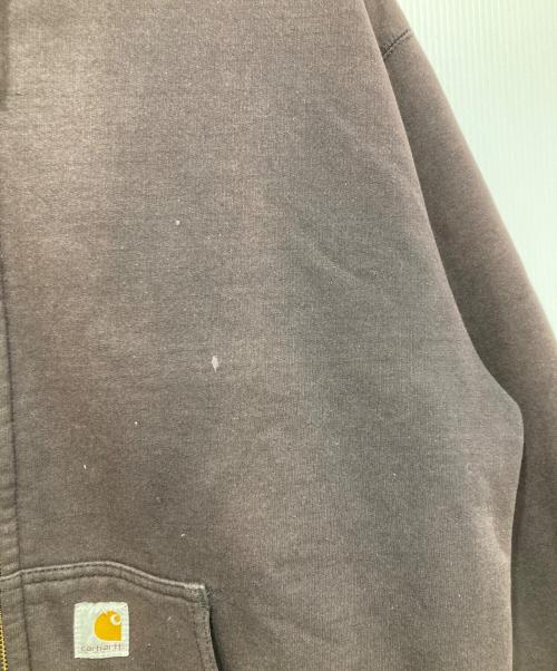 CarHartt（カーハート）CarHartt (カーハート) ジップパーカー ブラウン サイズ:ＸＬの古着・服飾アイテム