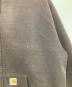 中古・古着 CarHartt (カーハート) ジップパーカー ブラウン サイズ:ＸＬ：8000円