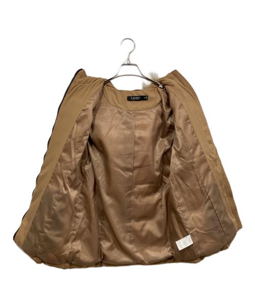 LAUREN RALPH LAUREN（ローレン ラルフ ローレン）LAUREN RALPH LAUREN (ローレン ラルフ ローレン) ダウンコート ベージュ サイズ:Sの古着・服飾アイテム