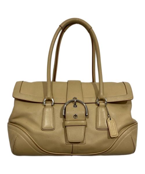 COACH（コーチ）COACH (コーチ) ハンドバッグ ベージュの古着・服飾アイテム