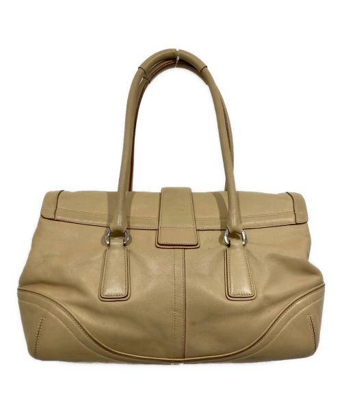 COACH（コーチ）COACH (コーチ) ハンドバッグ ベージュの古着・服飾アイテム