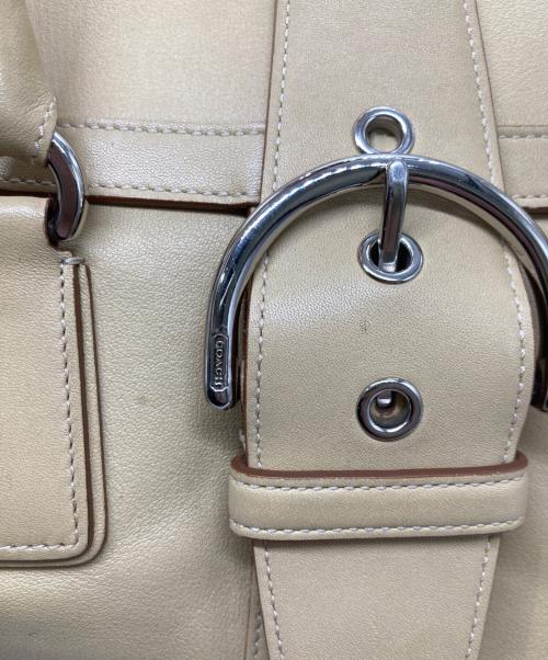 COACH（コーチ）COACH (コーチ) ハンドバッグ ベージュの古着・服飾アイテム