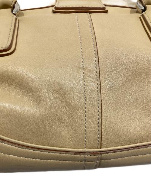 COACH（コーチ）COACH (コーチ) ハンドバッグ ベージュの古着・服飾アイテム