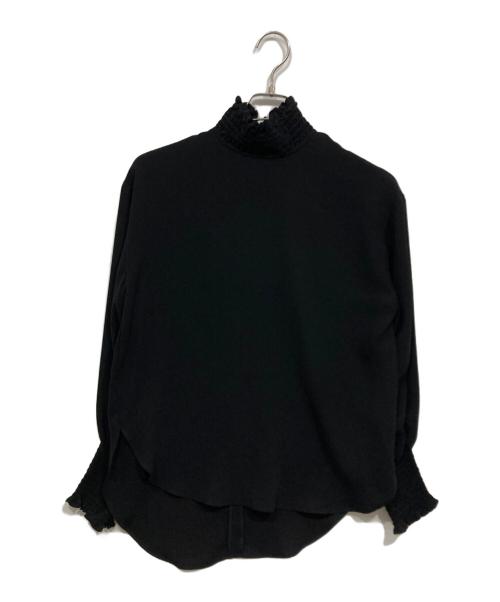 CELERI（セルリ）CELERI (セルリ) シャーリングブラウス / Shirring Blouse ブラック サイズ:freeの古着・服飾アイテム