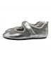 CHARLES & KEITH (チャールズアンドキース) メッシュ パールエンベリシュッドメリージェーンスニーカー シルバー サイズ:37：5000円