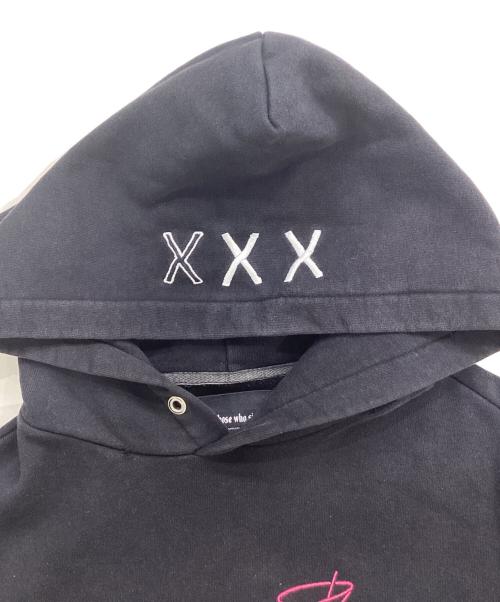 GOD SELECTION XXX（ゴッド セレクション トリプルエックス）GOD SELECTION XXX (ゴッド セレクション トリプルエックス) for those who sin (フォー・ゾーズ・フー・シン) プルオーバーパーカー ブラック サイズ:Mの古着・服飾アイテム