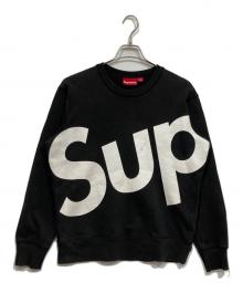 SUPREME（シュプリーム）の古着「Big Logo Crewneck」｜ブラック