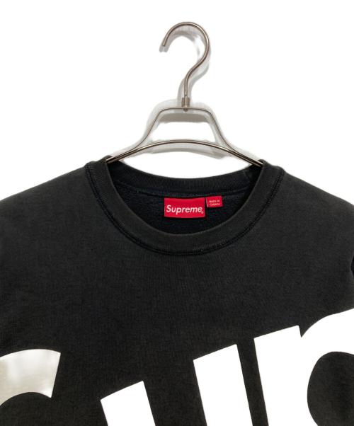 SUPREME（シュプリーム）SUPREME (シュプリーム) Big Logo Crewneck ブラック サイズ:Mの古着・服飾アイテム