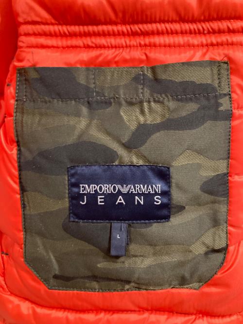 EMPORIO ARMANI JEANS（エンポリオアルマーニジーンズ）EMPORIO ARMANI JEANS (エンポリオアルマーニジーンズ) ダウンジャケット グリーン サイズ:Lの古着・服飾アイテム