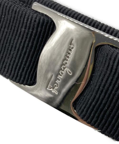 Salvatore Ferragamo（サルヴァトーレ フェラガモ）Salvatore Ferragamo (サルヴァトーレ フェラガモ) ヴァラリボンバレッタ ブラックの古着・服飾アイテム
