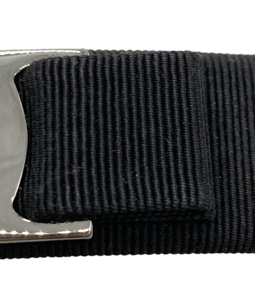 Salvatore Ferragamo（サルヴァトーレ フェラガモ）Salvatore Ferragamo (サルヴァトーレ フェラガモ) ヴァラリボンバレッタ ブラックの古着・服飾アイテム