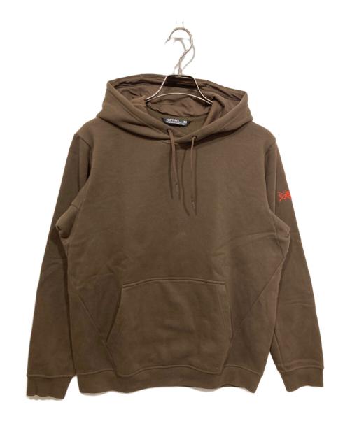 ARC'TERYX（アークテリクス）ARC'TERYX (アークテリクス) プルオーバーパーカー / EMBLEM FLEECE HOODY M ブラウン サイズ:Mの古着・服飾アイテム