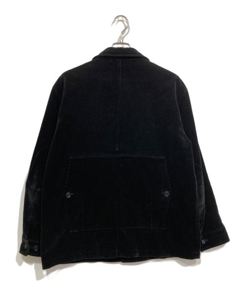 NEWYORKER（ニューヨーカー）NEWYORKER (ニューヨーカー) コーデュロイカバーオール ブラック サイズ:Lの古着・服飾アイテム