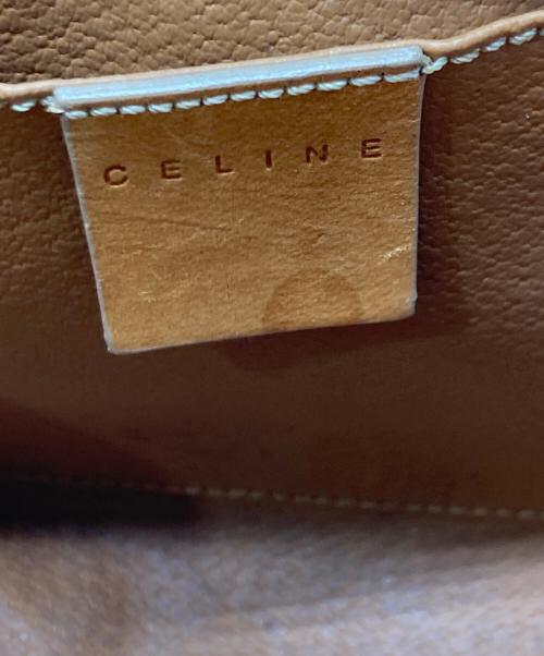 CELINE（セリーヌ）CELINE (セリーヌ) マカダム柄ヴィンテージコスメポーチ ブラウンの古着・服飾アイテム