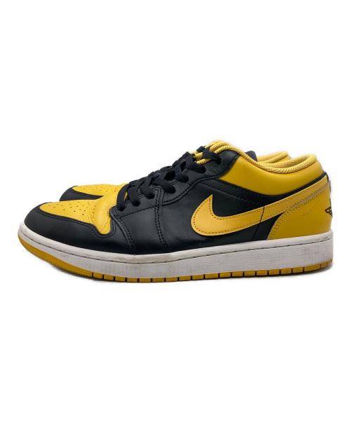 NIKE（ナイキ）NIKE (ナイキ) AIR JORDAN 1 LOW ブラック×イエロー サイズ:27.5の古着・服飾アイテム