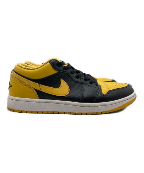 NIKE（ナイキ）NIKE (ナイキ) AIR JORDAN 1 LOW ブラック×イエロー サイズ:27.5の古着・服飾アイテム