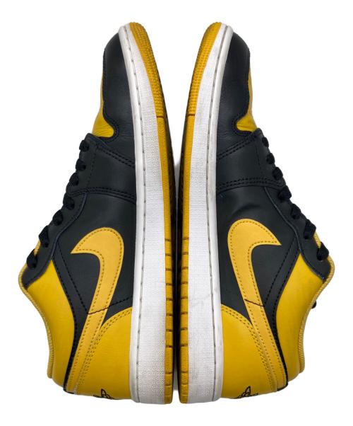 NIKE（ナイキ）NIKE (ナイキ) AIR JORDAN 1 LOW ブラック×イエロー サイズ:27.5の古着・服飾アイテム