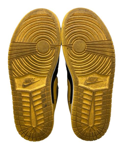 NIKE（ナイキ）NIKE (ナイキ) AIR JORDAN 1 LOW ブラック×イエロー サイズ:27.5の古着・服飾アイテム