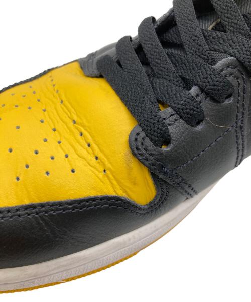 NIKE（ナイキ）NIKE (ナイキ) AIR JORDAN 1 LOW ブラック×イエロー サイズ:27.5の古着・服飾アイテム