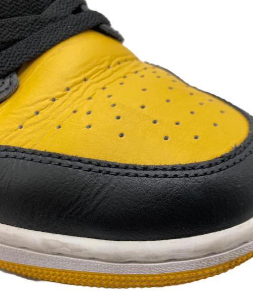NIKE（ナイキ）NIKE (ナイキ) AIR JORDAN 1 LOW ブラック×イエロー サイズ:27.5の古着・服飾アイテム
