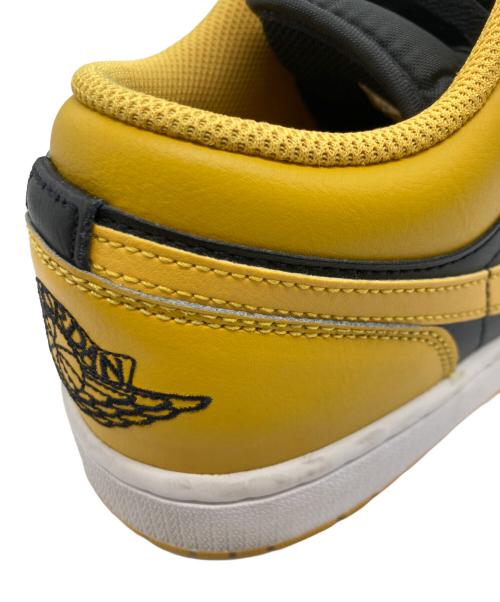 NIKE（ナイキ）NIKE (ナイキ) AIR JORDAN 1 LOW ブラック×イエロー サイズ:27.5の古着・服飾アイテム