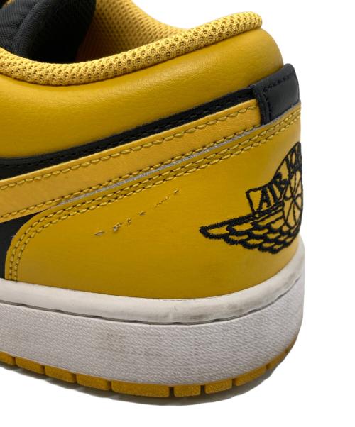 NIKE（ナイキ）NIKE (ナイキ) AIR JORDAN 1 LOW ブラック×イエロー サイズ:27.5の古着・服飾アイテム