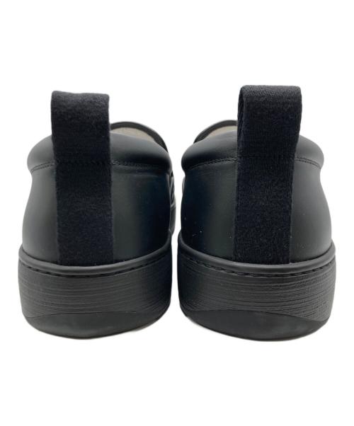 BOTTEGA VENETA（ボッテガベネタ）BOTTEGA VENETA (ボッテガベネタ) イントレチャートスリッポン ブラック サイズ:42 1/2の古着・服飾アイテム
