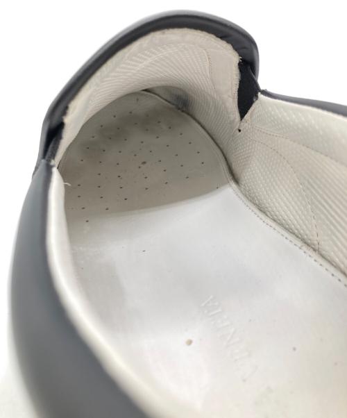 BOTTEGA VENETA（ボッテガベネタ）BOTTEGA VENETA (ボッテガベネタ) イントレチャートスリッポン ブラック サイズ:42 1/2の古着・服飾アイテム
