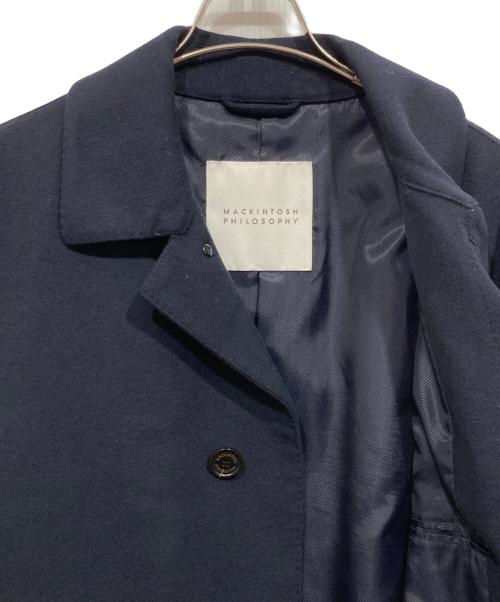 MACKINTOSH PHILOSOPHY（マッキントッシュ フィロソフィー）MACKINTOSH PHILOSOPHY (マッキントッシュ フィロソフィー) チェスターコート ネイビー サイズ:40の古着・服飾アイテム