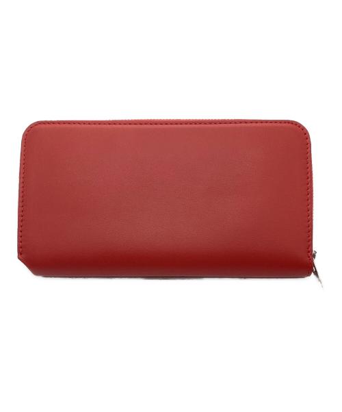 Acne studios（アクネ ストゥディオズ）ACNE STUDIOS (アクネ ストゥディオズ) ラウンドジップ長財布 レッド 未使用品の古着・服飾アイテム