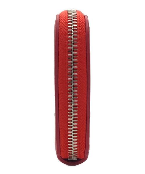 Acne studios（アクネ ストゥディオズ）ACNE STUDIOS (アクネ ストゥディオズ) ラウンドジップ長財布 レッド 未使用品の古着・服飾アイテム