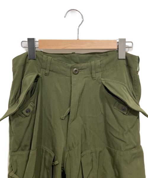 BEAMS PLUS（ビームスプラス）BEAMS PLUS (ビームスプラス) ミリタリージップ トラウザーズ オリーブ サイズ:Ｍの古着・服飾アイテム