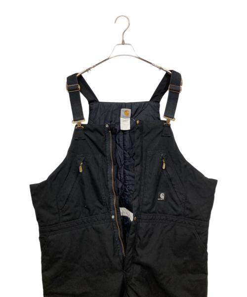 CarHartt（カーハート）CarHartt (カーハート) ダブルニー オーバーオール ブラック サイズ:サイズ不明の古着・服飾アイテム