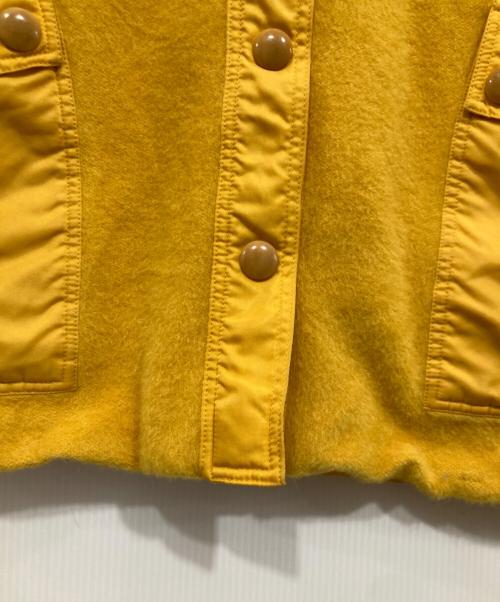 Weekend by Max Mara（ウィークエンド マックスマーラ）Weekend by Max Mara (ウィークエンド マックスマーラ) 切替コート イエロー サイズ:42の古着・服飾アイテム