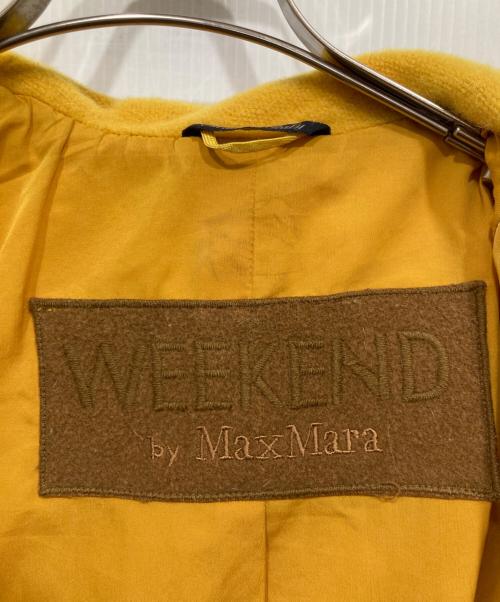 Weekend by Max Mara（ウィークエンド マックスマーラ）Weekend by Max Mara (ウィークエンド マックスマーラ) 切替コート イエロー サイズ:42の古着・服飾アイテム