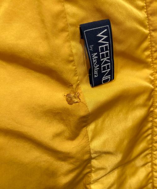 Weekend by Max Mara（ウィークエンド マックスマーラ）Weekend by Max Mara (ウィークエンド マックスマーラ) 切替コート イエロー サイズ:42の古着・服飾アイテム