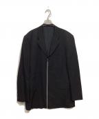 COMME des GARCONS HOMMEコムデギャルソン オム）の古着「ジップジャケット」｜ブラック