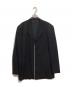 COMME des GARCONS HOMME（コムデギャルソン オム）の古着「ジップジャケット」｜ブラック
