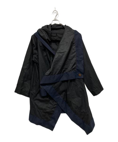Vivienne Westwood man（ヴィヴィアン ウェストウッド マン）Vivienne Westwood man (ヴィヴィアン ウェストウッド マン) 変形コート ブラック×ネイビー サイズ:Lの古着・服飾アイテム