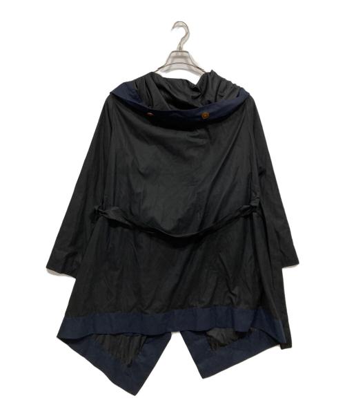 Vivienne Westwood man（ヴィヴィアン ウェストウッド マン）Vivienne Westwood man (ヴィヴィアン ウェストウッド マン) 変形コート ブラック×ネイビー サイズ:Lの古着・服飾アイテム