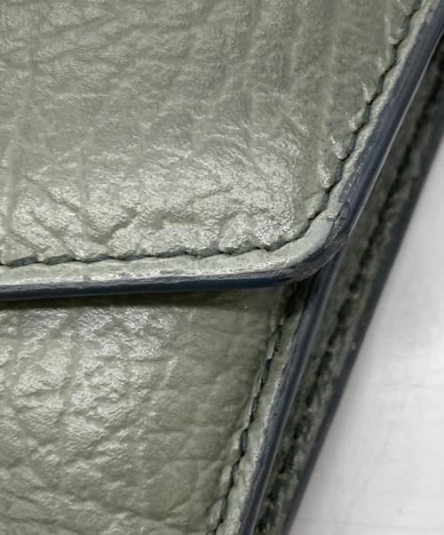 Maison Margiela（メゾンマルジェラ）Maison Margiela (メゾンマルジェラ) 2つ折り財布 グリーンの古着・服飾アイテム