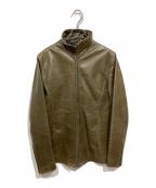 Y'2 leatherワイツーレザー）の古着「シングルライダースジャケット」｜ブラック