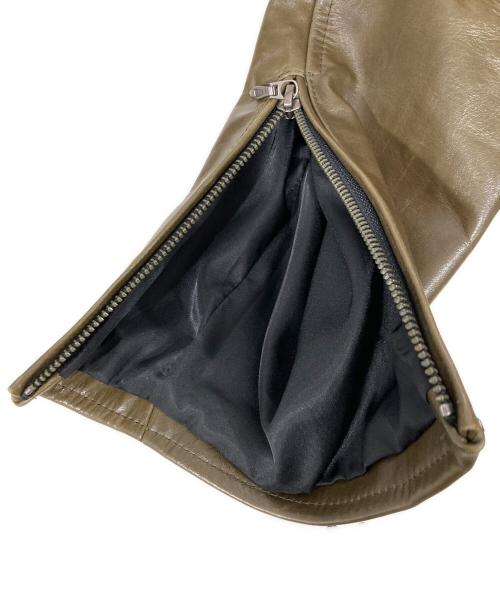 Y'2 leather（ワイツーレザー）Y'2 leather (ワイツーレザー) シングルライダースジャケット ブラック サイズ:3の古着・服飾アイテム