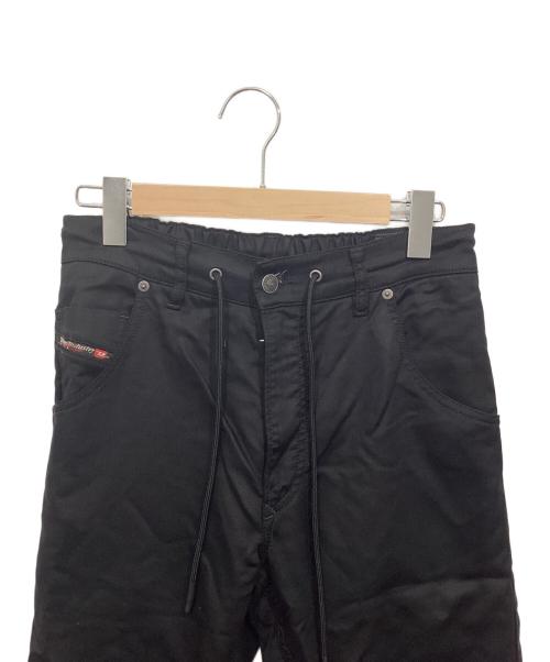 DIESEL（ディーゼル）DIESEL (ディーゼル) KROOLEY-E-NE WEAT JEANS ブラック サイズ:30の古着・服飾アイテム