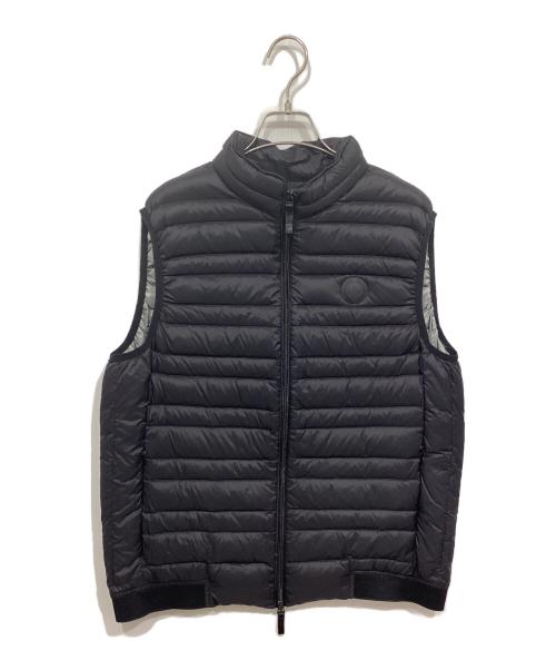 ARMANI EXCHANGE（アルマーニ エクスチェンジ）ARMANI EXCHANGE (アルマーニ エクスチェンジ) ダウンベスト ブラック サイズ:Lの古着・服飾アイテム