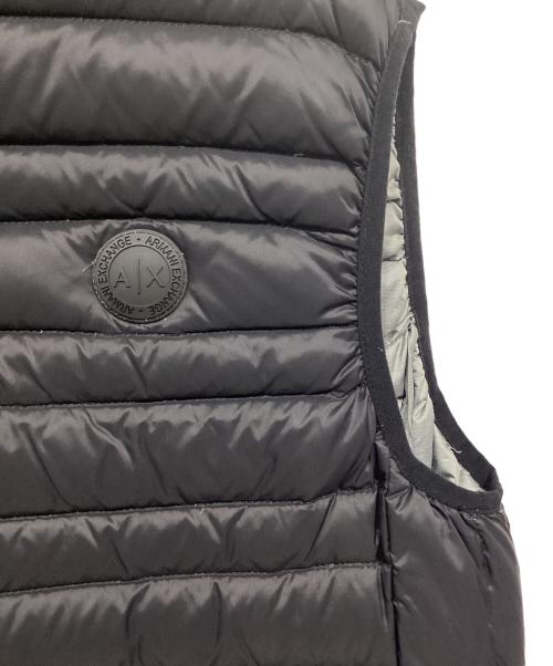 ARMANI EXCHANGE（アルマーニ エクスチェンジ）ARMANI EXCHANGE (アルマーニ エクスチェンジ) ダウンベスト ブラック サイズ:Lの古着・服飾アイテム